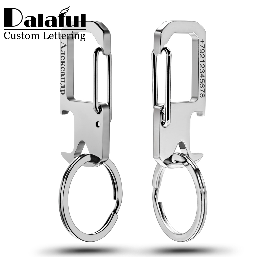 Initial Ring Custom - 스테인레스 스틸 개인화 된 선물 키