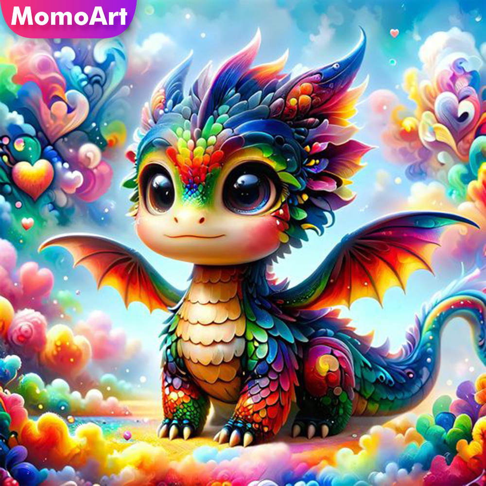 Photo Mosaic Print - Momoart 전체 사각형 라운드 다이아몬드 페인팅