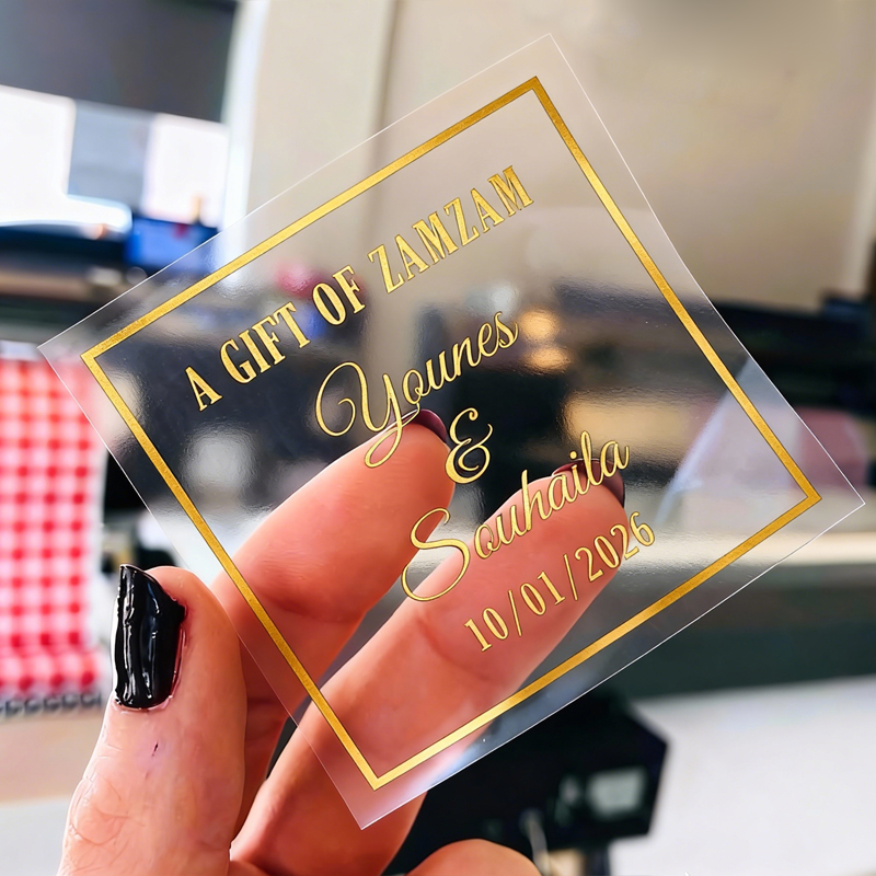 50PCS 정사각형 맞춤형 웨딩 스티커 투명 배경 스티 - Personalised Candle Label 리뷰 및 가격