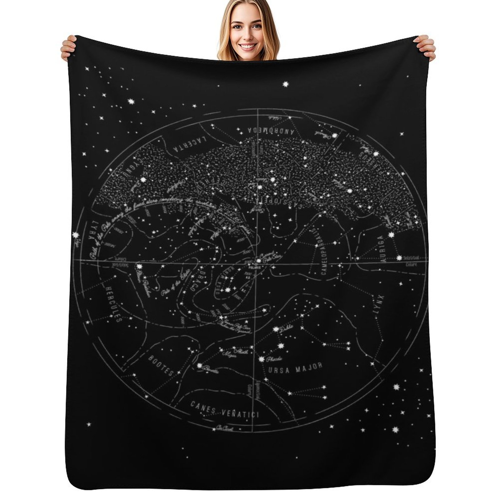 스타 빈티지 디테일 1920년대 별 지도 무릎담요 맞춤 - Custom Star Map 리뷰 및 가격
