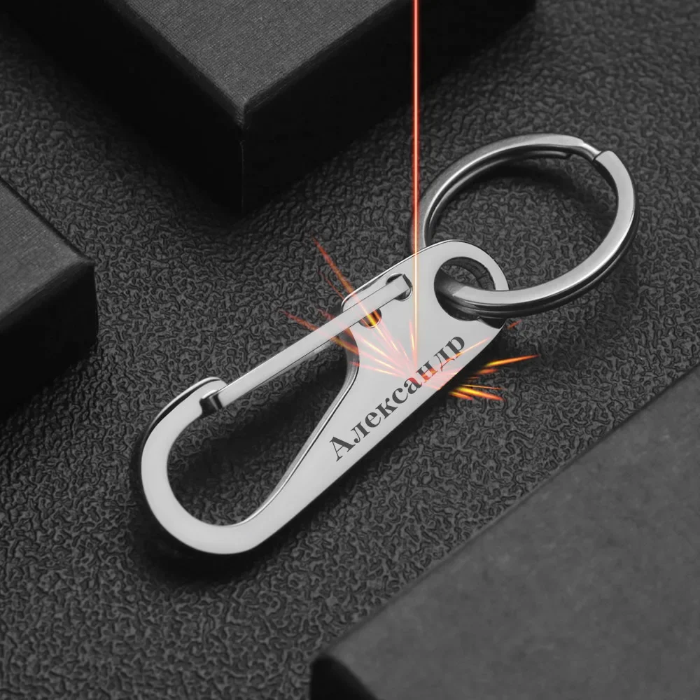 304 스테인레스 스틸 열쇠 고리 개인화 된 이름 번호 - Initial Ring Custom 리뷰 및 가격