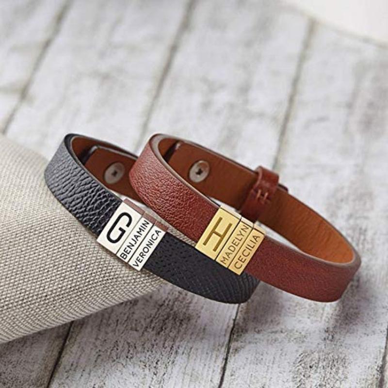 패션 스테인레스 스틸 정품 가죽 팔찌, 무료 조각, D - Coordinates Bracelet 리뷰 및 가격