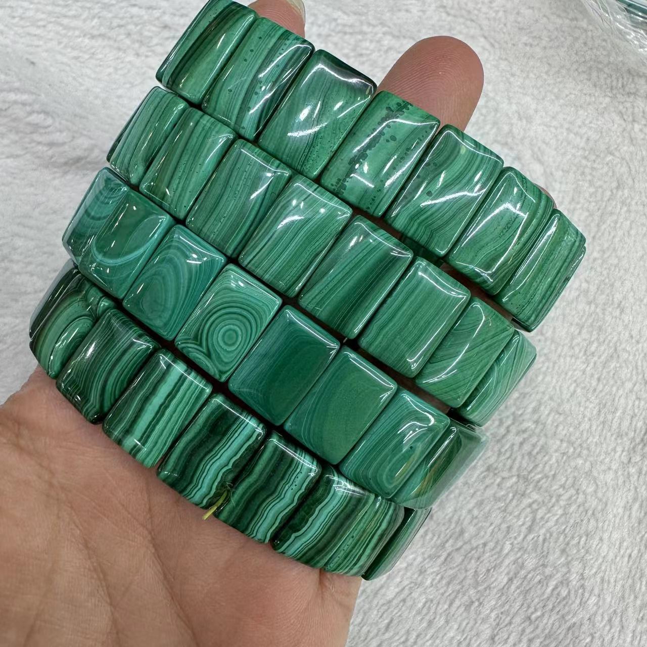 천연 녹색 말라카이트 크리소콜라 팔찌, 남성 힐링 스톤 - Coordinates Bracelet 리뷰 및 가격