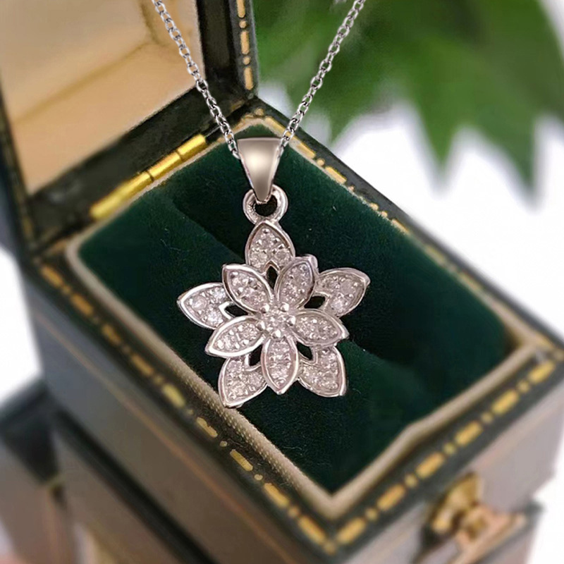 925 스털링 실버 꽃 목걸이 개성 있는 매력 기하학적 - Birth Flower Necklace 리뷰 및 가격